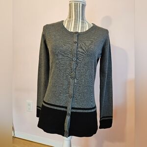 Karen Scott Gray and Black Women's Sweater (PP)